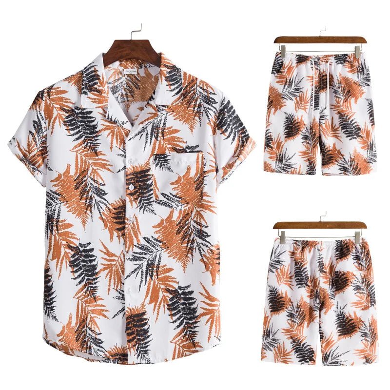 Stylish fit men beach shorts set - Wear with style