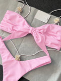 Stylish kelly three piece swimsuit - Wear with style