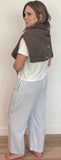 Summer Breeze Pants-Blue/White - Wear with style