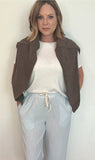 Summer Breeze Pants-Blue/White - Wear with style