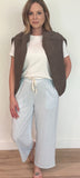 Summer Breeze Pants-Blue/White - Wear with style