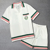 Summer Lapel Cardigan men beach set - Wear with style