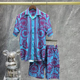 Summer time fine men beach shorts set - Wear with style