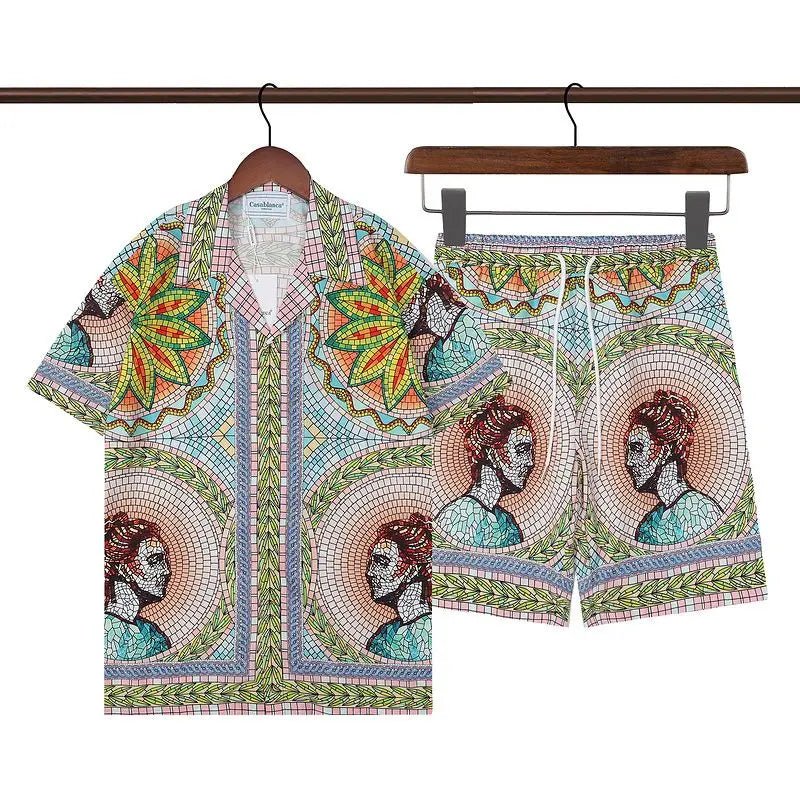 Summer vibes men Beach shorts set - Wear with style