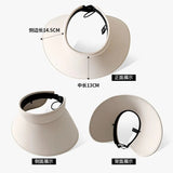 Summer Wide Brim Floppy Visor Hats - Wear with style