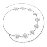 Sun Face Stainless Steel Belly Waist Chain Bikini Jewelry - Wear with style