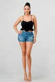 SUPER SOFT SCUBA SIDE FRILLED CAMI BODYSUIT - Wear with style
