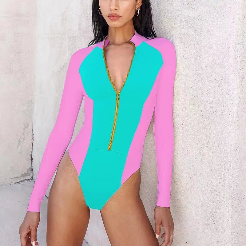 Surfing Sport Long Sleeve Swimsuit - Wear with style