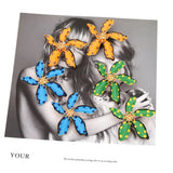 Sweet Big Flower Stud Earrings - Wear with style