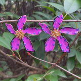 Sweet Big Flower Stud Earrings - Wear with style
