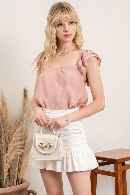 SWEETHEART NECKLINE TOP - Wear with style