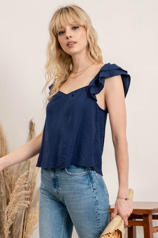 SWEETHEART NECKLINE TOP - Wear with style