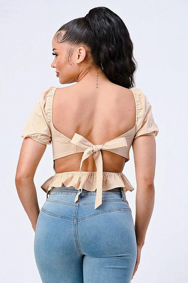 SWEETHEART PUFF TOP - Wear with style