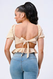 SWEETHEART PUFF TOP - Wear with style