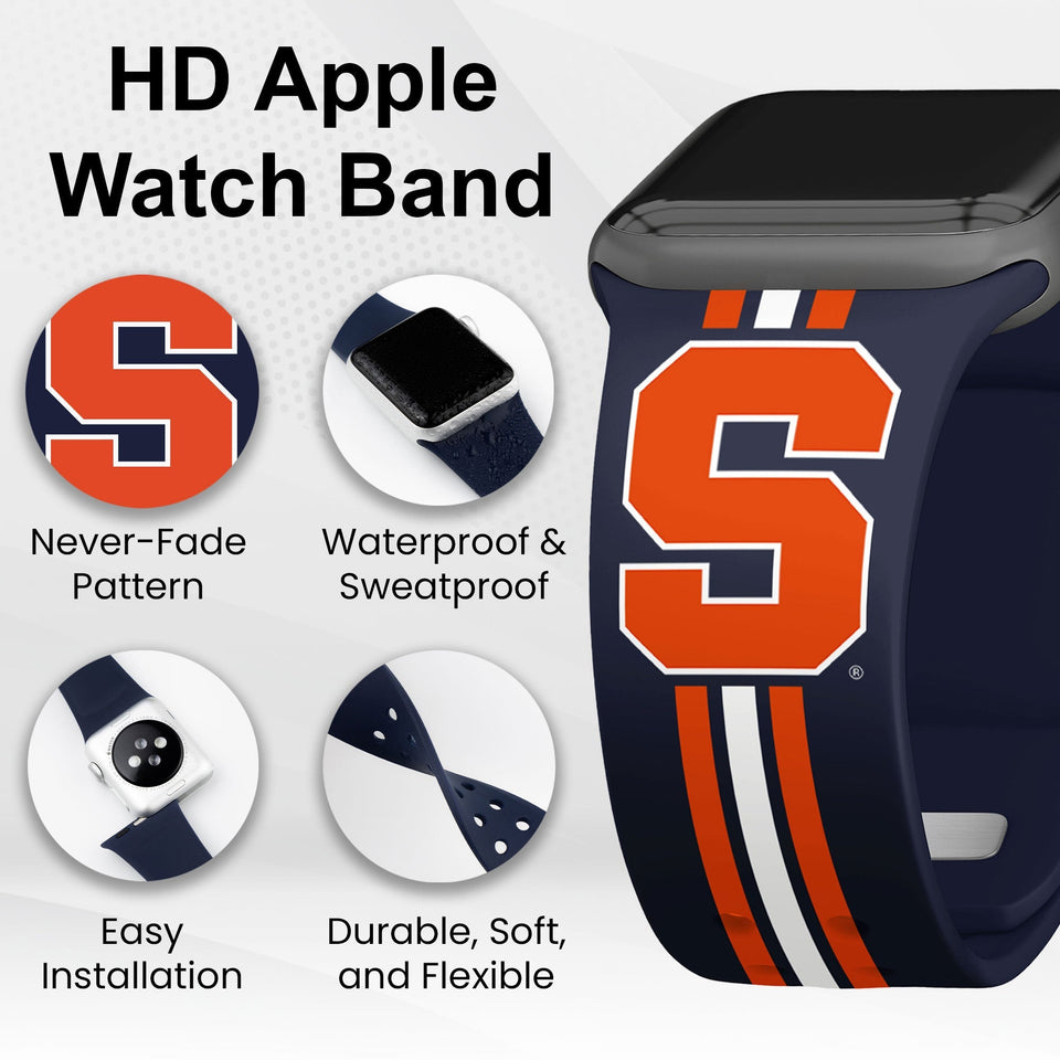 Syracuse Orange HD Apple Watch Band - Wear with style