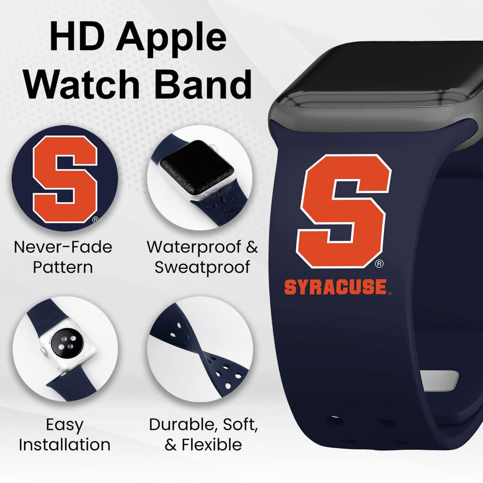 Syracuse Orange HD Apple Watch Band - Wear with style