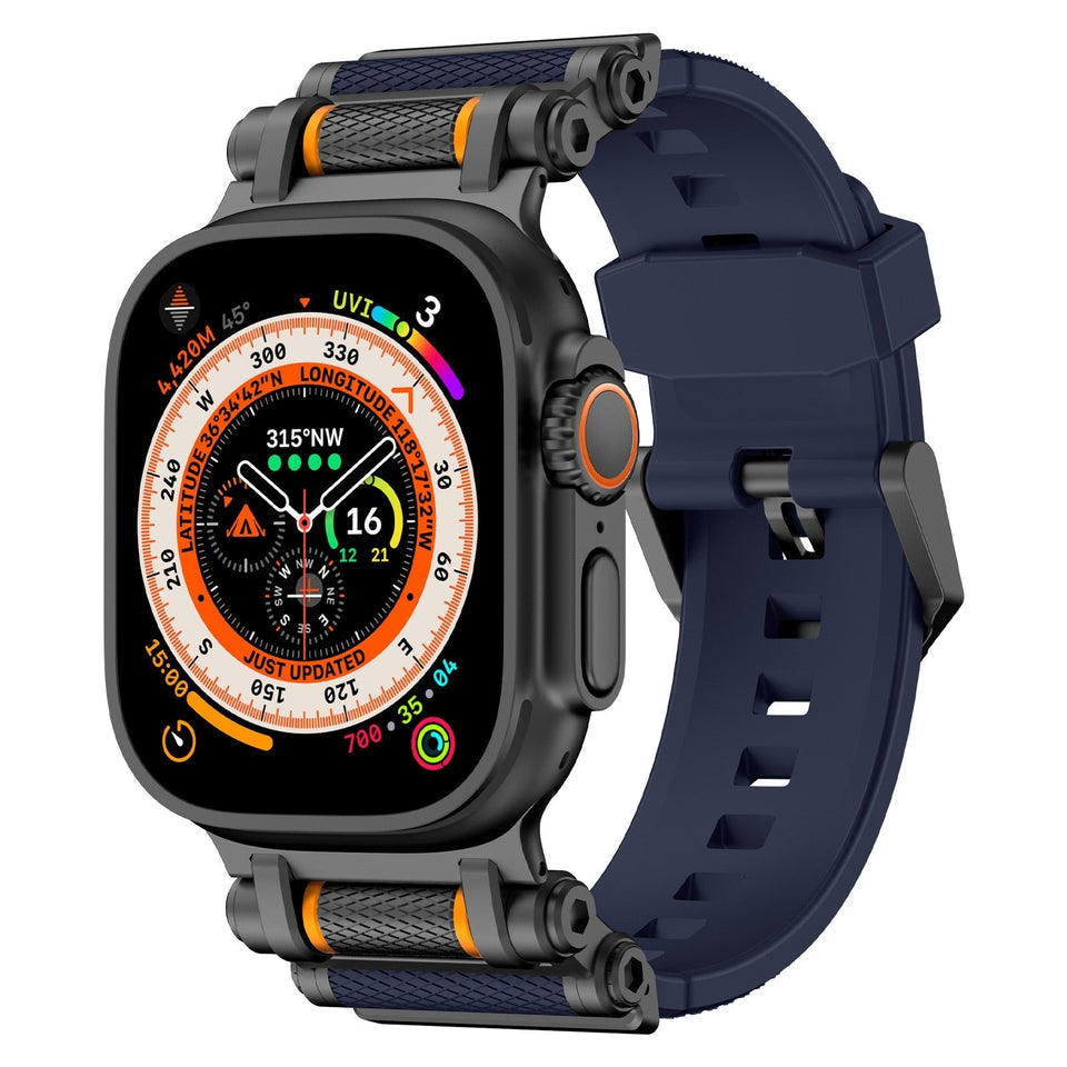 Tactical Destiny Gear Rotating Silicone Band For Apple Watch - Wear with style