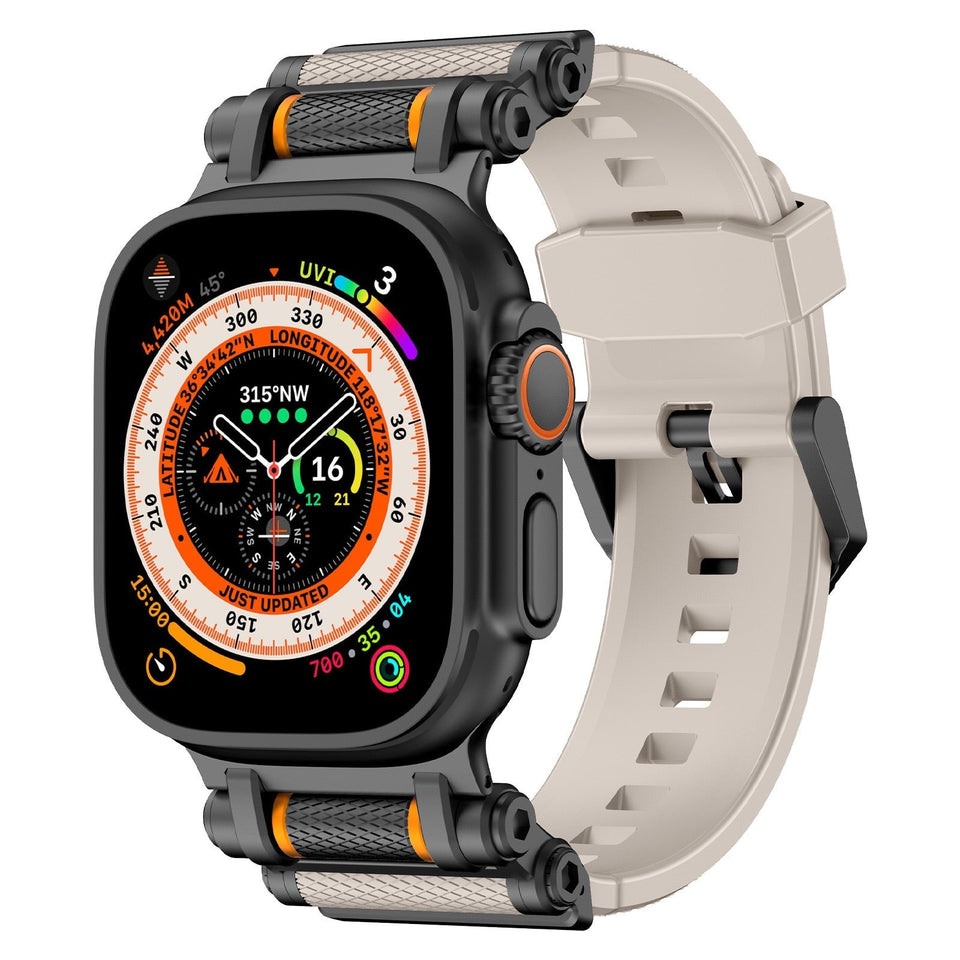 Tactical Destiny Gear Rotating Silicone Band For Apple Watch - Wear with style