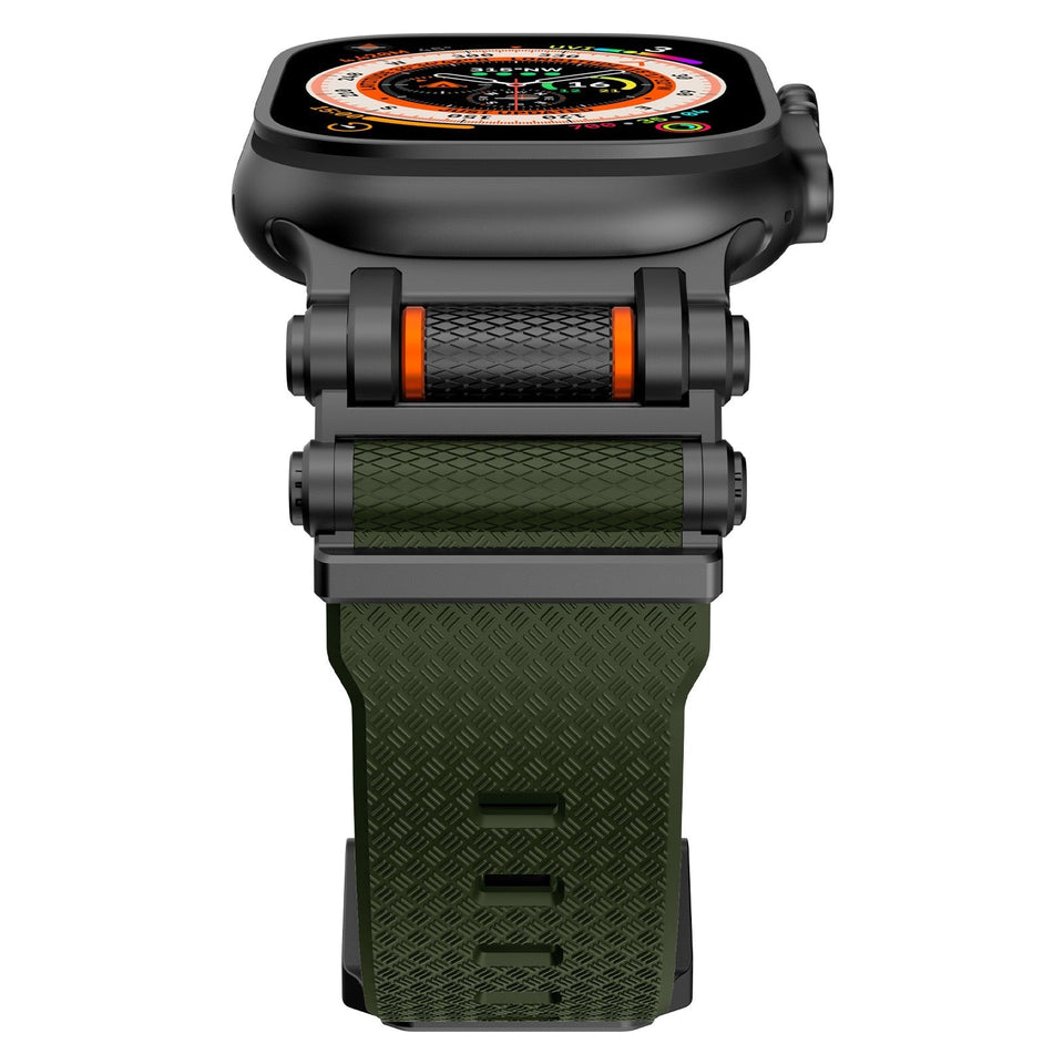 Tactical Destiny Gear Rotating Silicone Band For Apple Watch - Wear with style