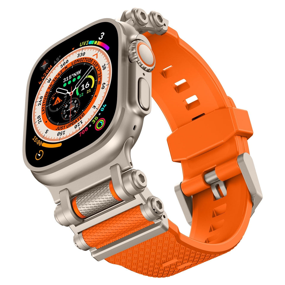 Tactical Destiny Gear Rotating Silicone Band For Apple Watch - Wear with style