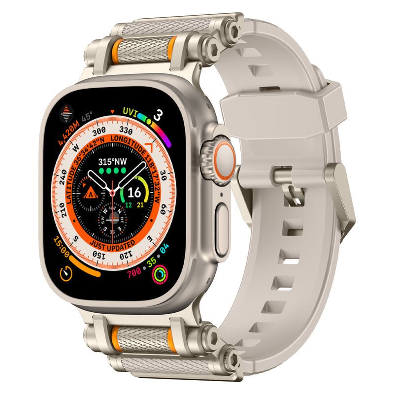 Tactical Destiny Gear Rotating Silicone Band For Apple Watch - Wear with style