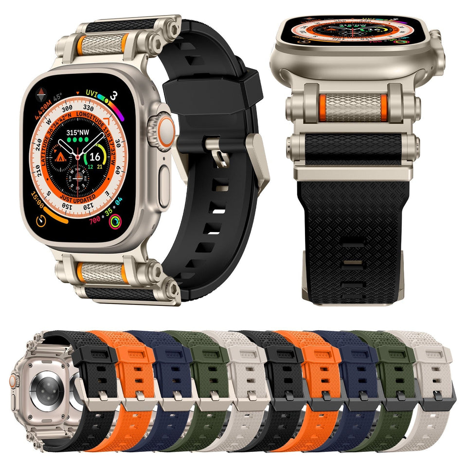 Tactical Destiny Gear Rotating Silicone Band For Apple Watch - Wear with style