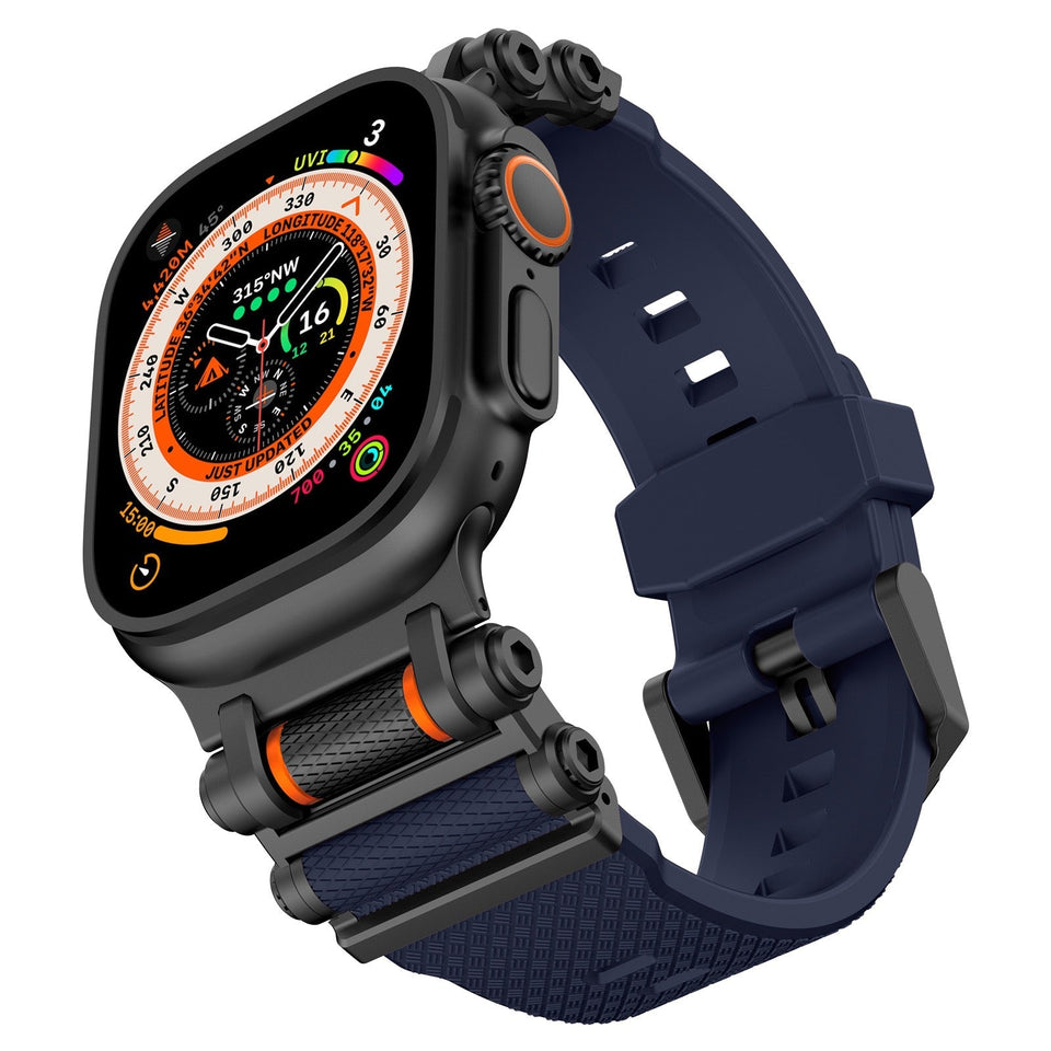 Tactical Destiny Gear Rotating Silicone Band For Apple Watch - Wear with style