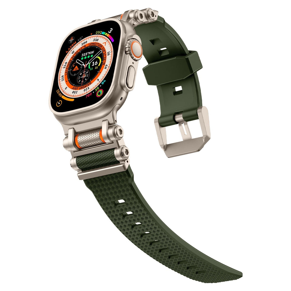 Tactical Destiny Gear Rotating Silicone Band For Apple Watch - Wear with style