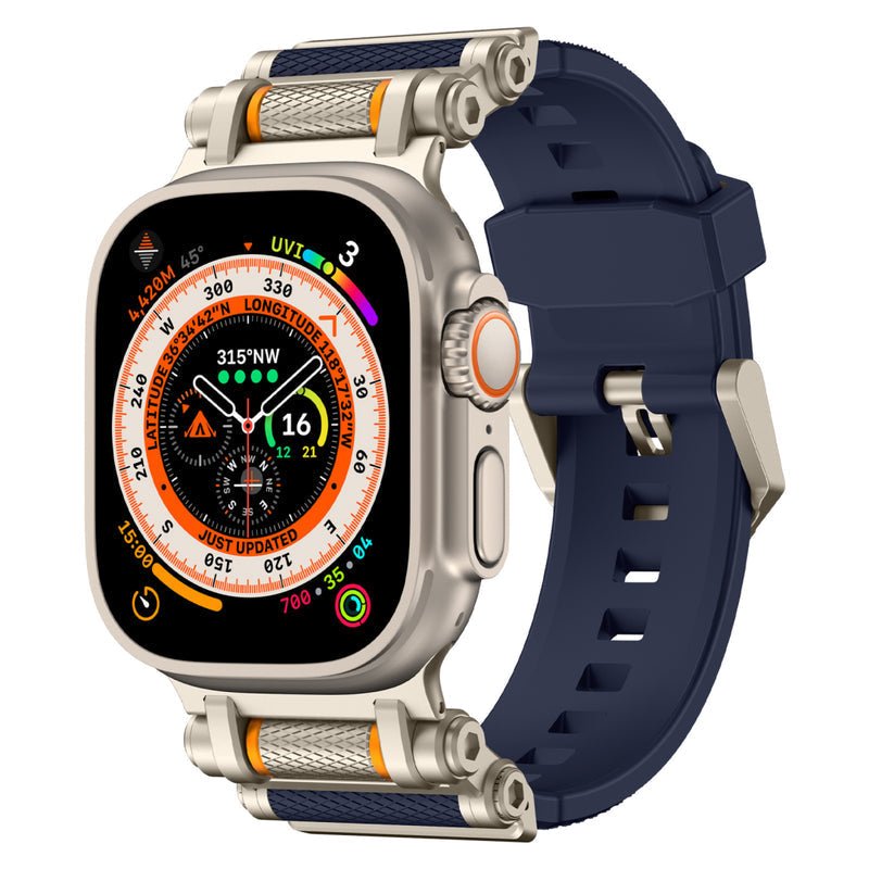 Tactical Destiny Gear Rotating Silicone Band For Apple Watch - Wear with style