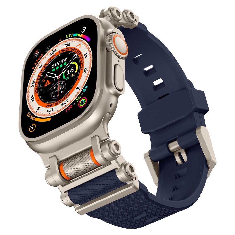 Tactical Destiny Gear Rotating Silicone Band For Apple Watch - Wear with style