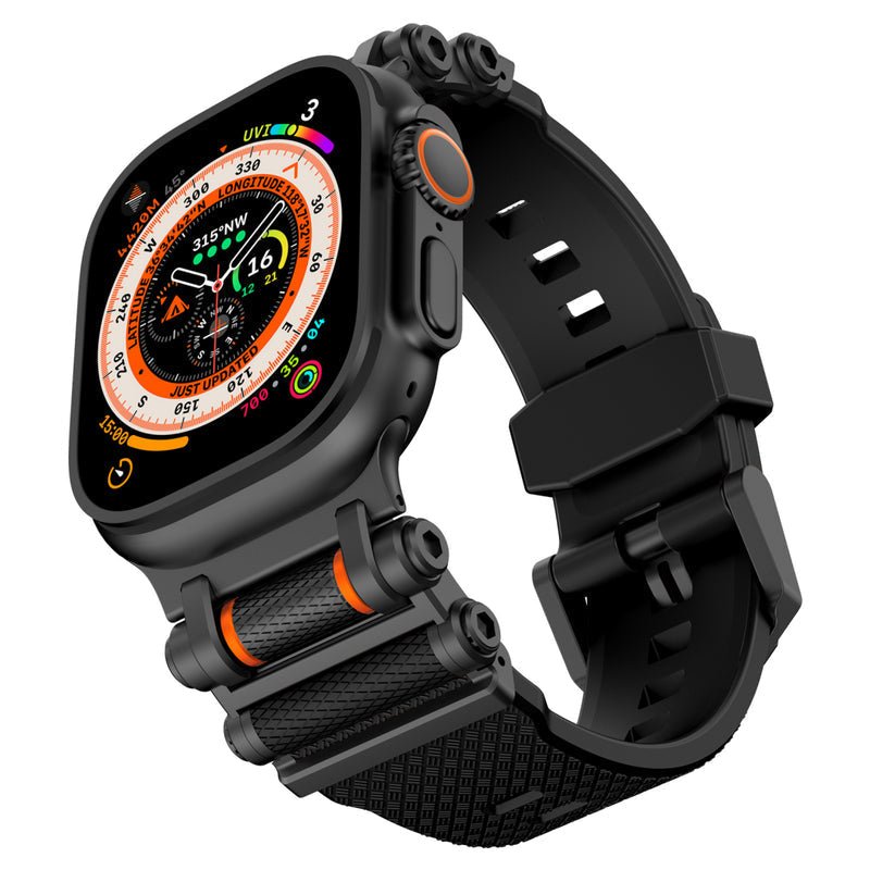Tactical Destiny Gear Rotating Silicone Band For Apple Watch - Wear with style