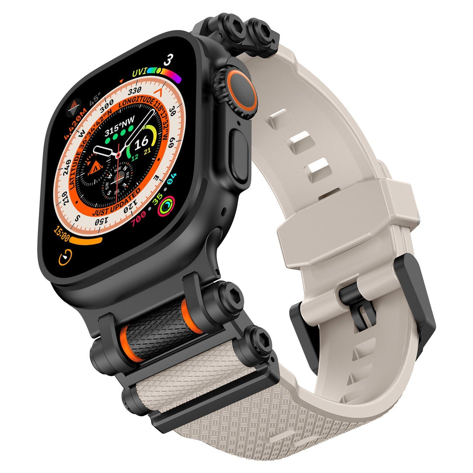 Tactical Destiny Gear Rotating Silicone Band For Apple Watch - Wear with style