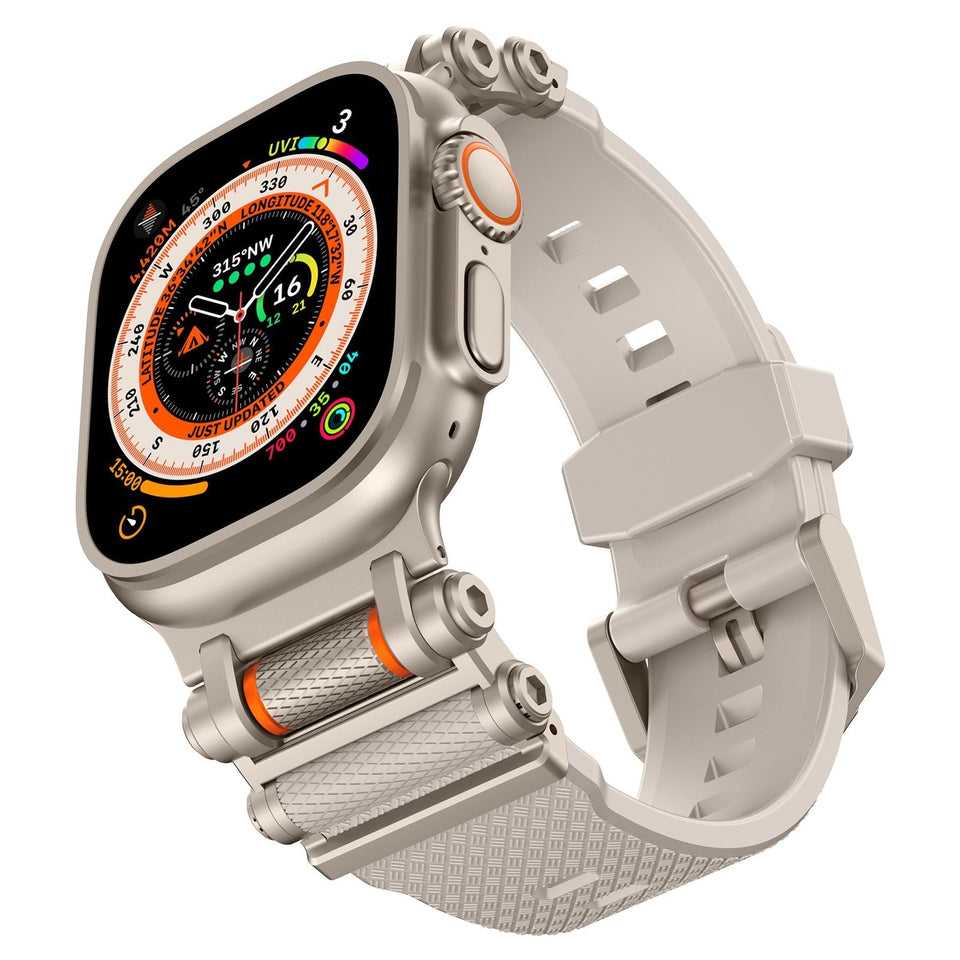 Tactical Destiny Gear Rotating Silicone Band For Apple Watch - Wear with style