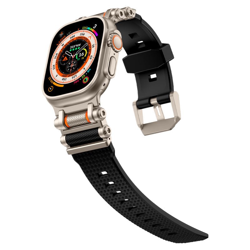 Tactical Destiny Gear Rotating Silicone Band For Apple Watch - Wear with style