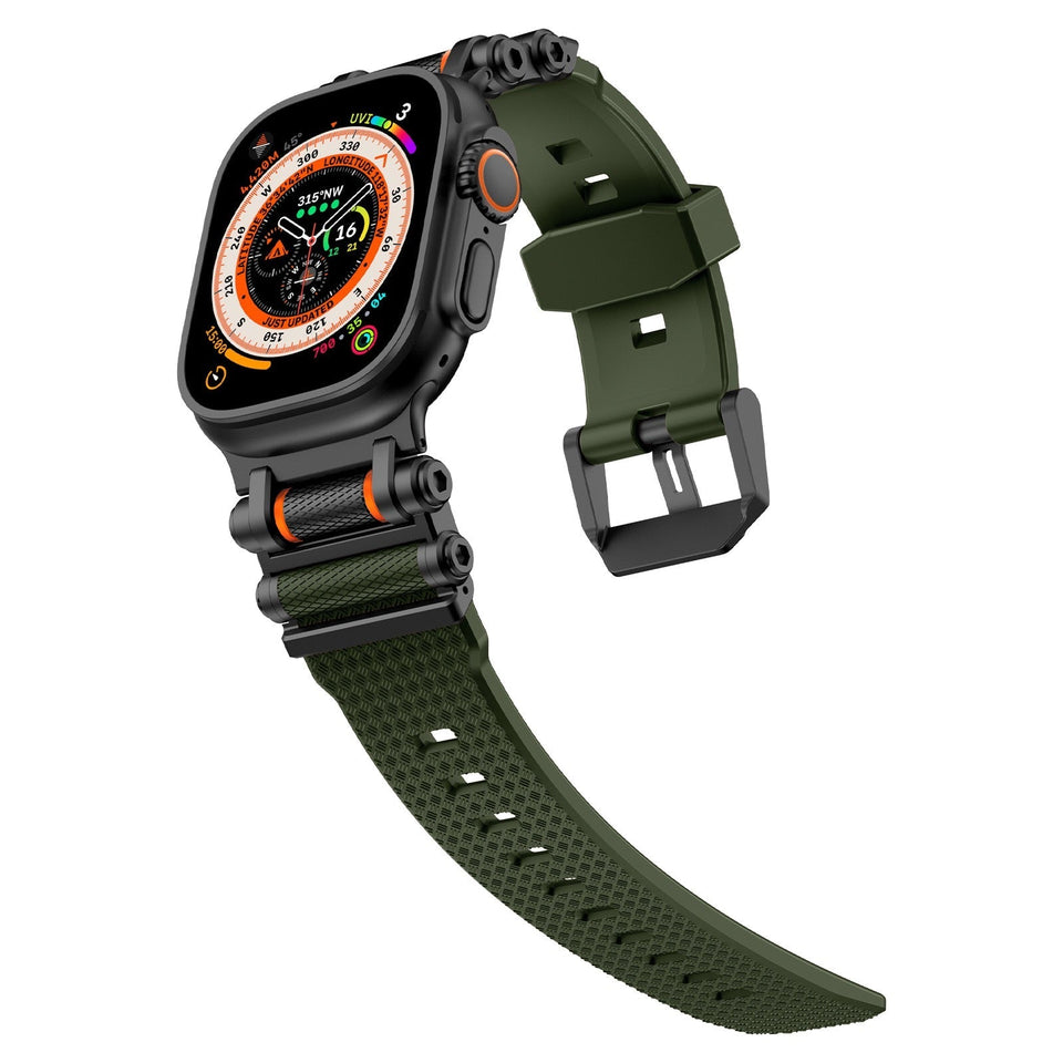Tactical Destiny Gear Rotating Silicone Band For Apple Watch - Wear with style
