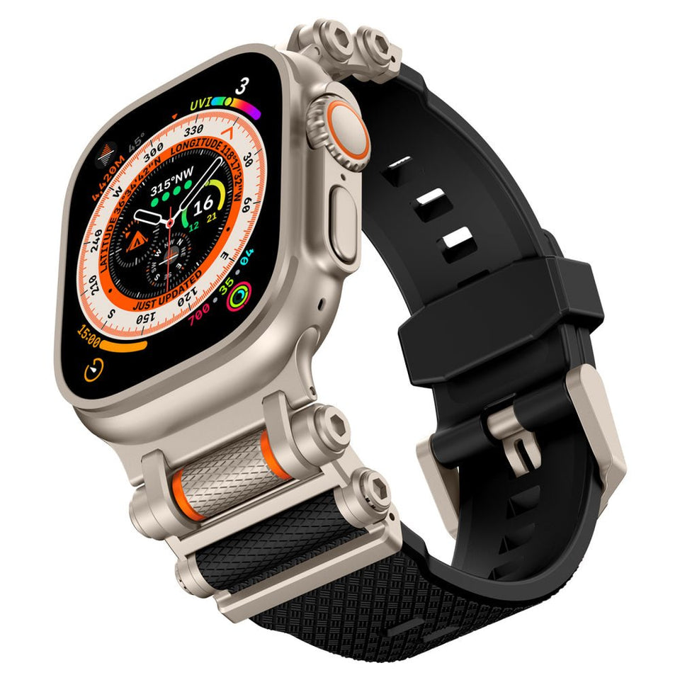 Tactical Destiny Gear Rotating Silicone Band For Apple Watch - Wear with style