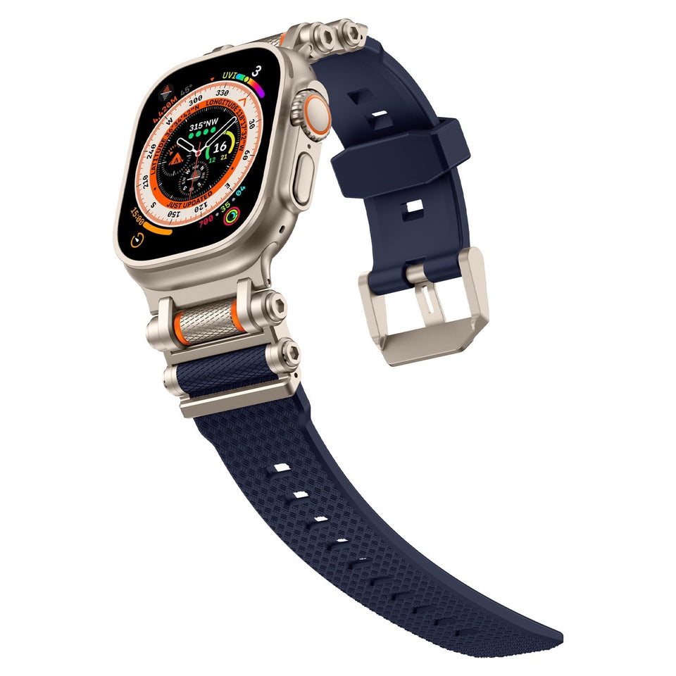 Tactical Destiny Gear Rotating Silicone Band For Apple Watch - Wear with style