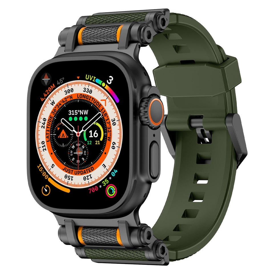 Tactical Destiny Gear Rotating Silicone Band For Apple Watch - Wear with style