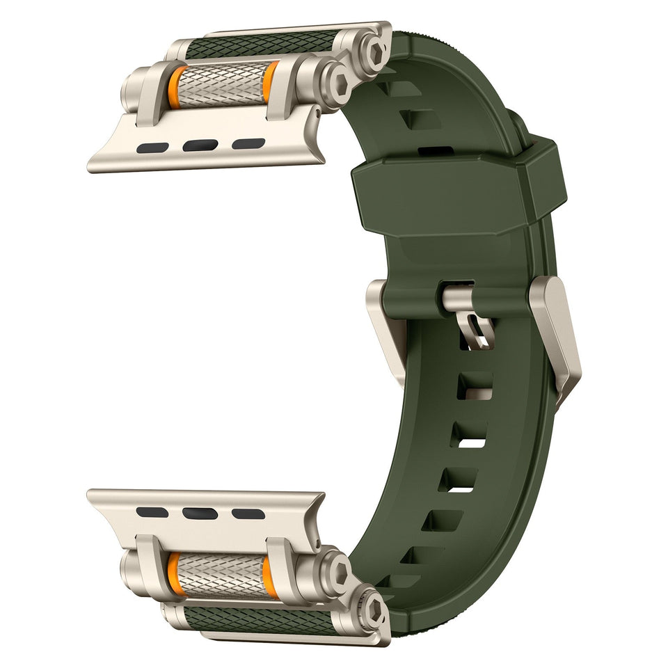 Tactical Destiny Gear Rotating Silicone Band For Apple Watch - Wear with style