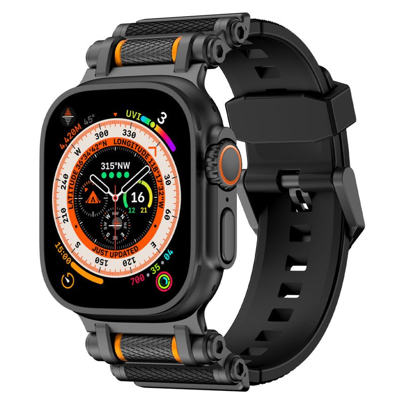Tactical Destiny Gear Rotating Silicone Band For Apple Watch - Wear with style