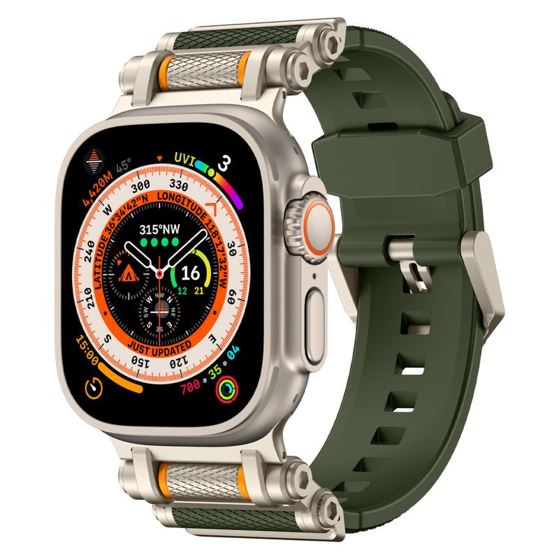 Tactical Destiny Gear Rotating Silicone Band For Apple Watch - Wear with style