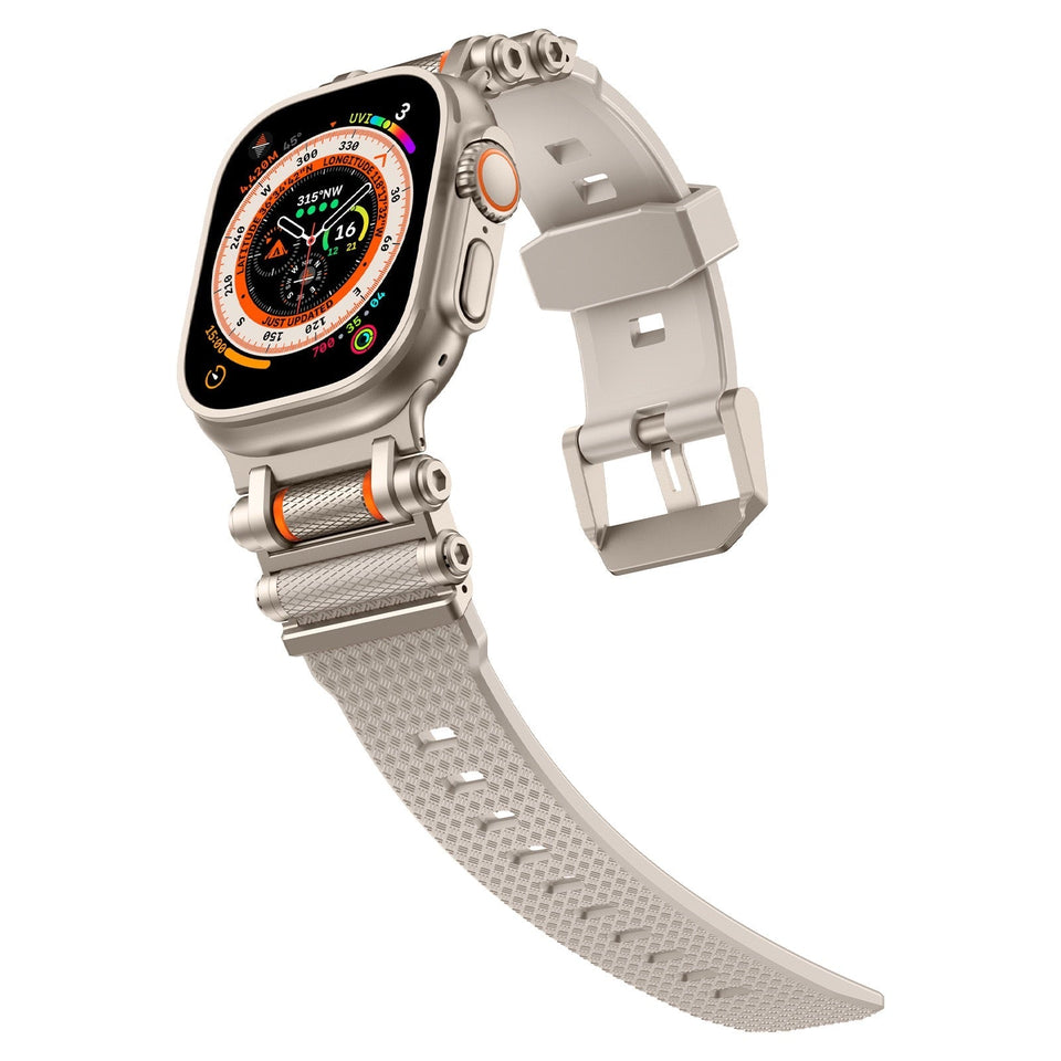 Tactical Destiny Gear Rotating Silicone Band For Apple Watch - Wear with style