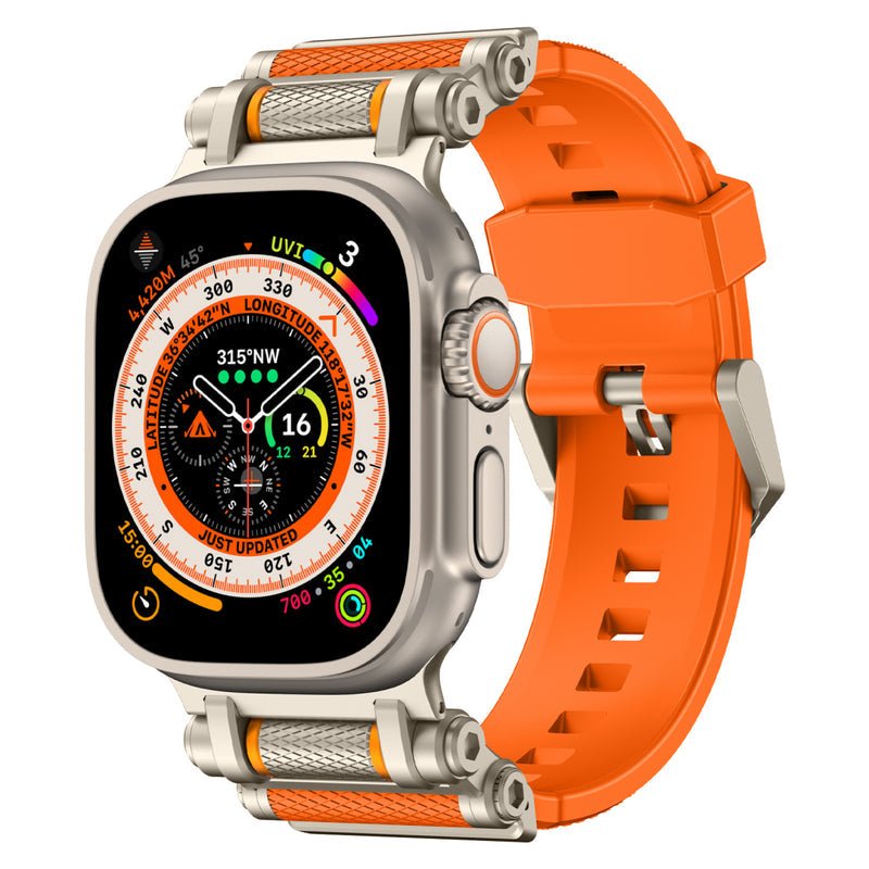 Tactical Destiny Gear Rotating Silicone Band For Apple Watch - Wear with style