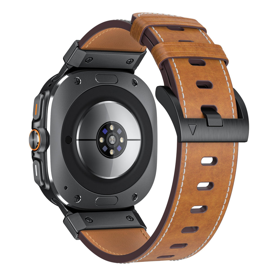 Tactical Leather Band For Galaxy Watch 7 Ultra/8 Ultra - Wear with style