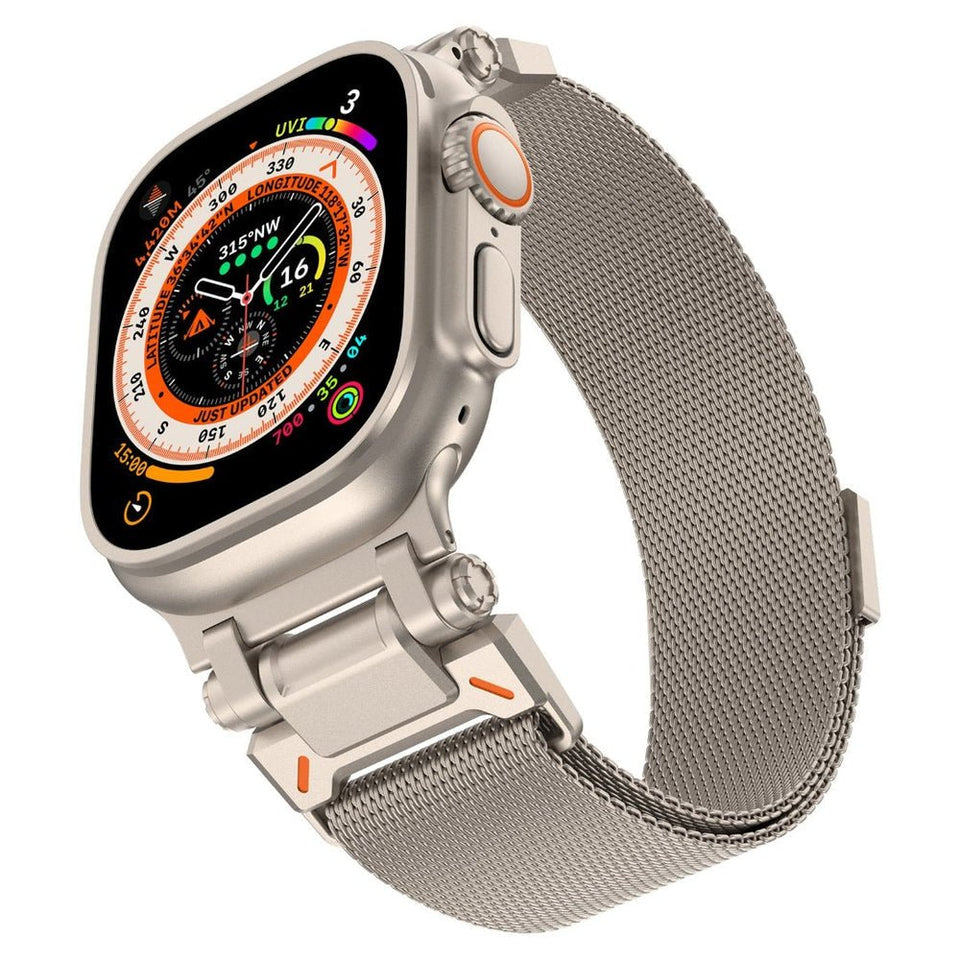 Tactical Milanese Loop Band for Apple Watch - Wear with style