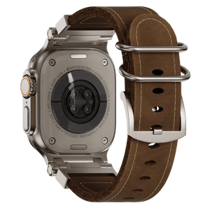 Tactical Vintage Leather Band for Apple Watch - Wear with style
