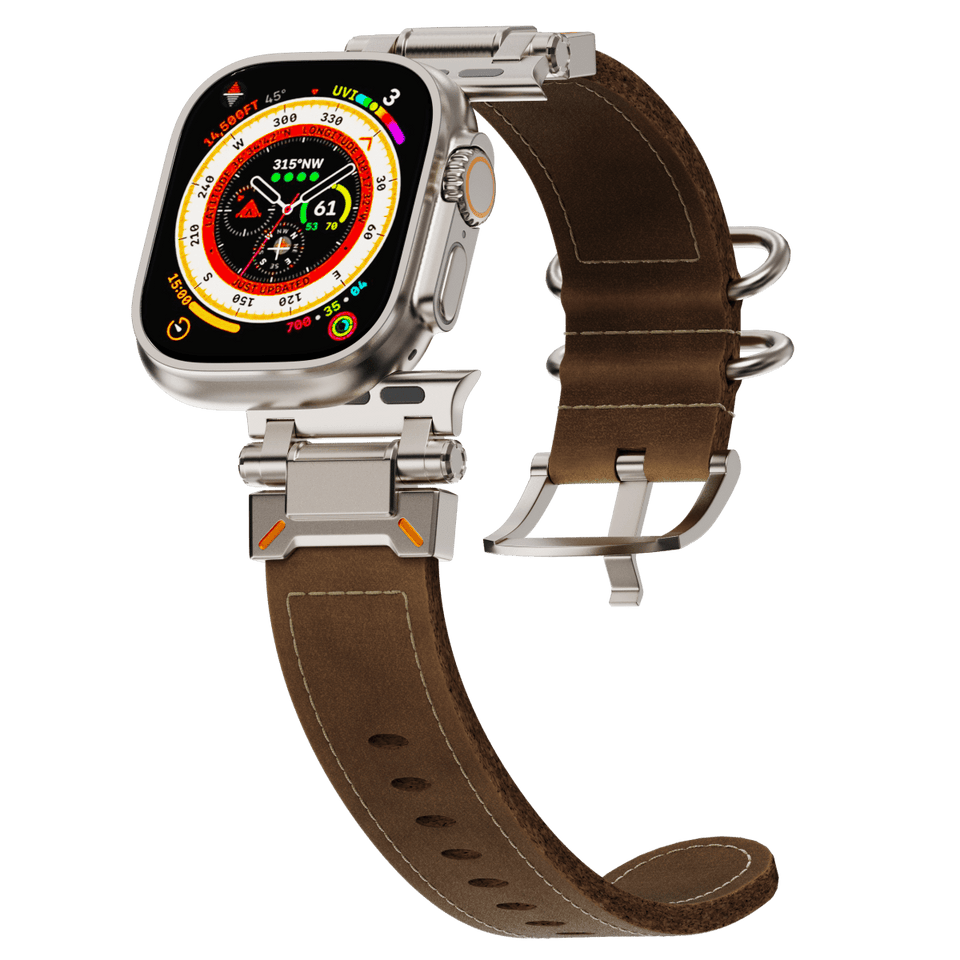 Tactical Vintage Leather Band for Apple Watch - Wear with style