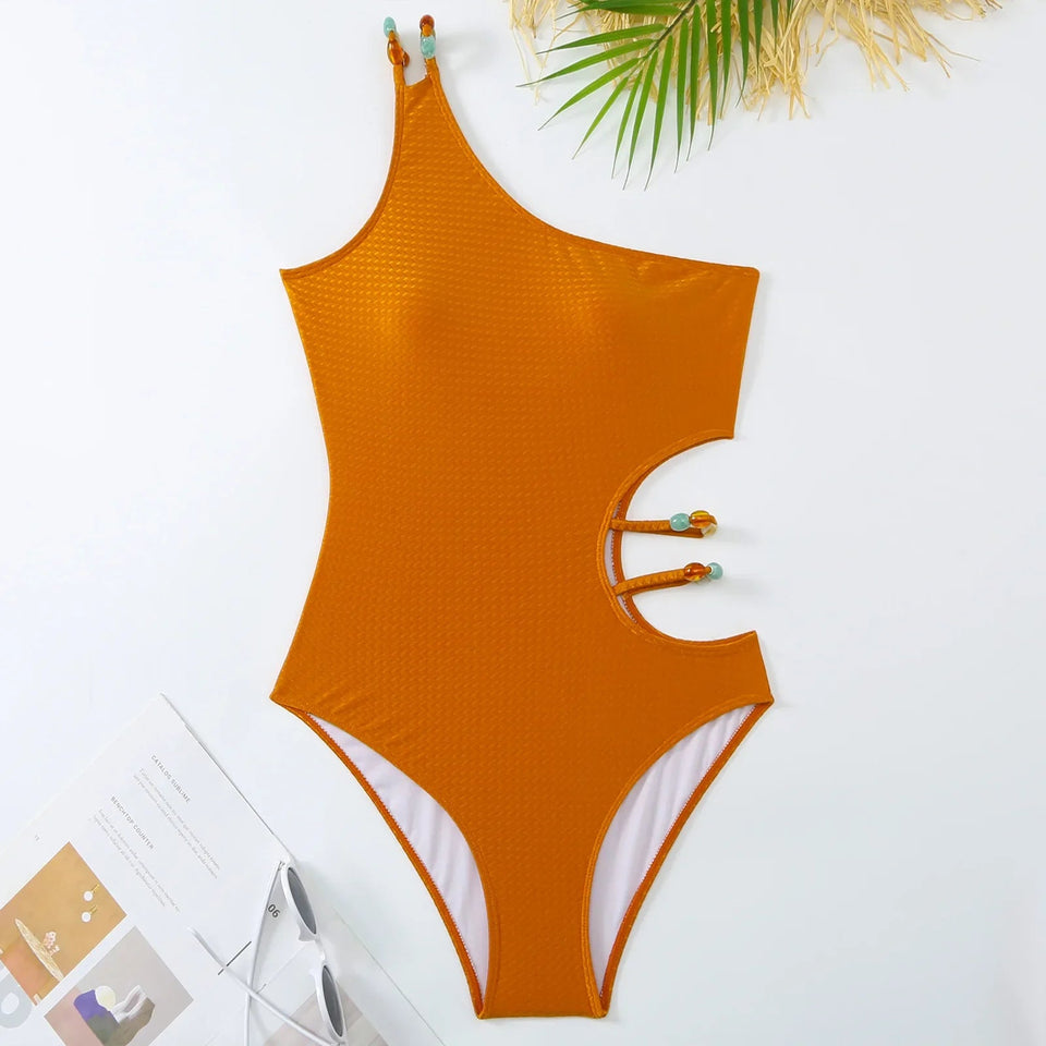 Tami Luxury One Shoulder one Piece swimsuit - Wear with style
