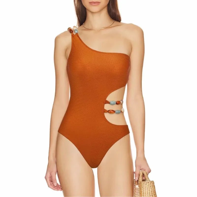 Tami Luxury One Shoulder one Piece swimsuit - Wear with style