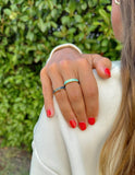 Teal Enamel Purpose Ring - Wear with style